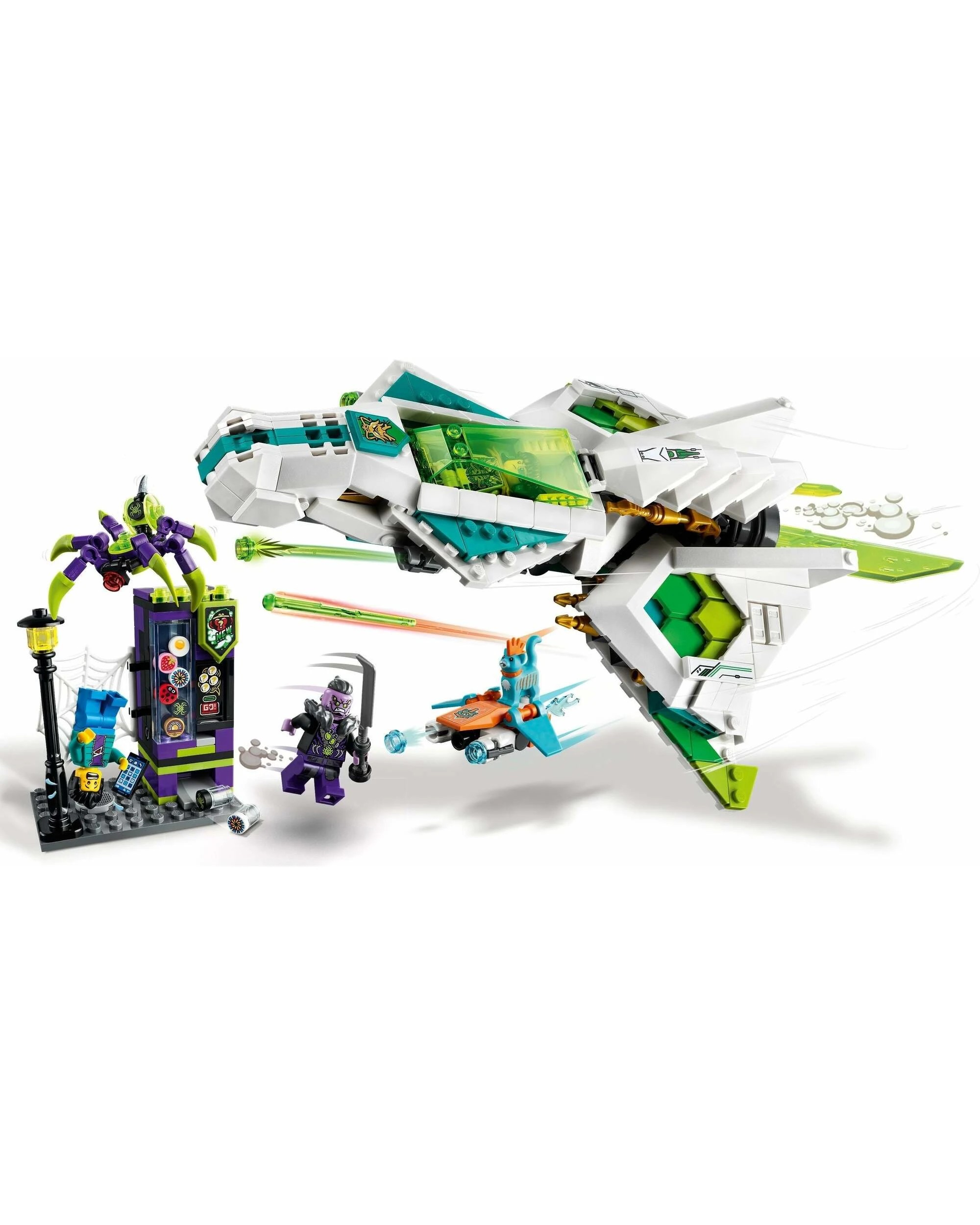 2 LEGO Monkie Kid 80020 White Dragon Horse Jet, 2 of 5