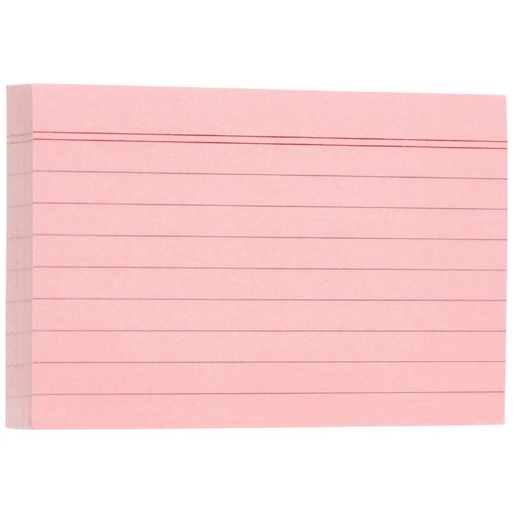 3 J.Burrows Fully Adhesive Notes 76x127mm Pink, 3 of 3