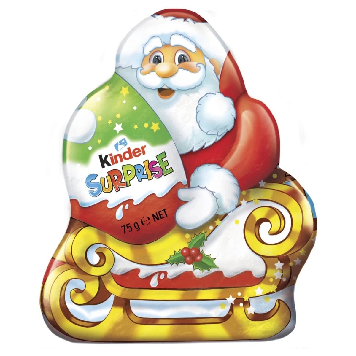 4 Kinder Santa Suprise 75g - Assorted, 4 of 6