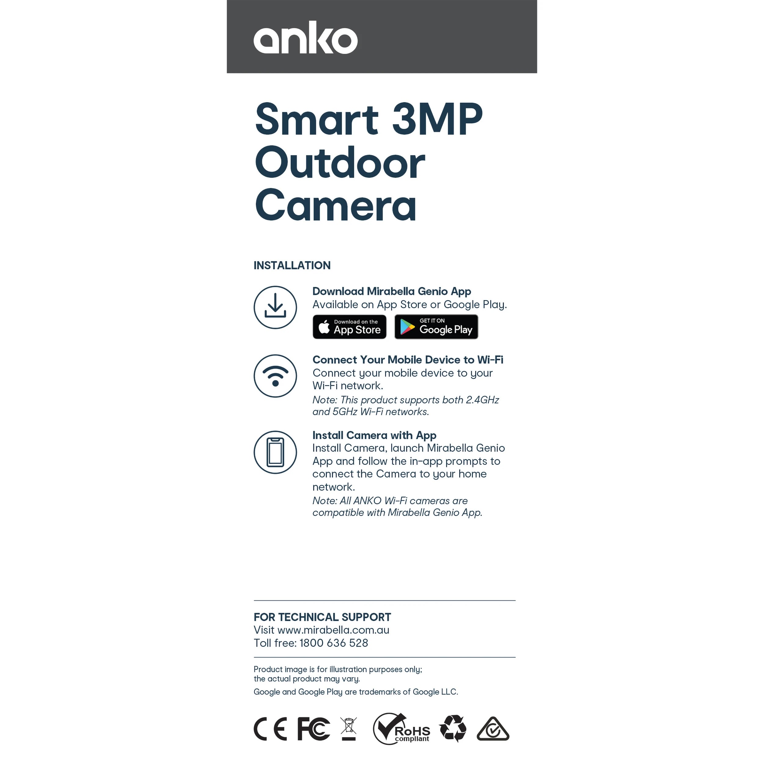 3 Wi-Fi 3MP Outdoor Camera, 3 of 6