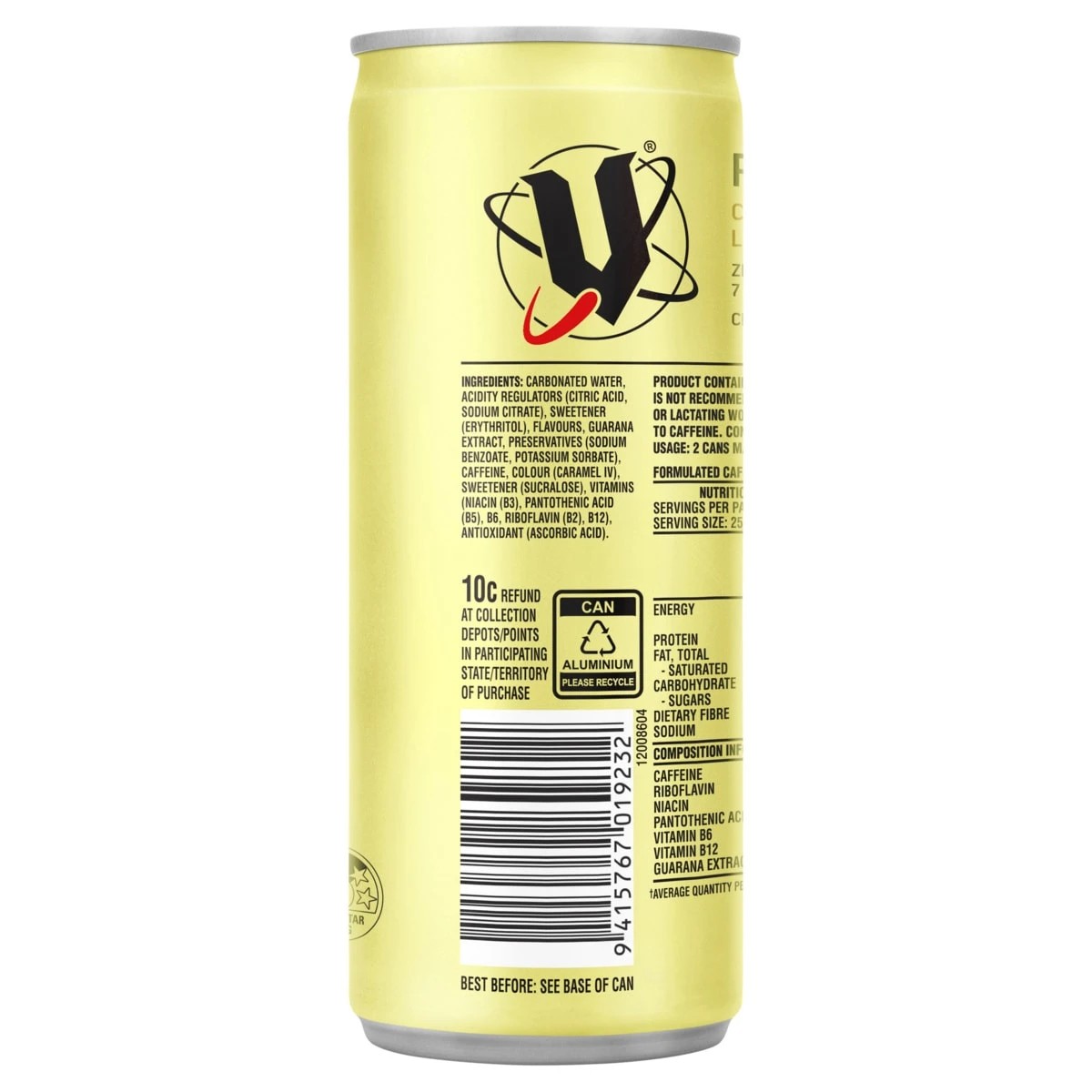 3 V Refresh Citrus Lemonade Energy Drink 250ml, 3 of 3