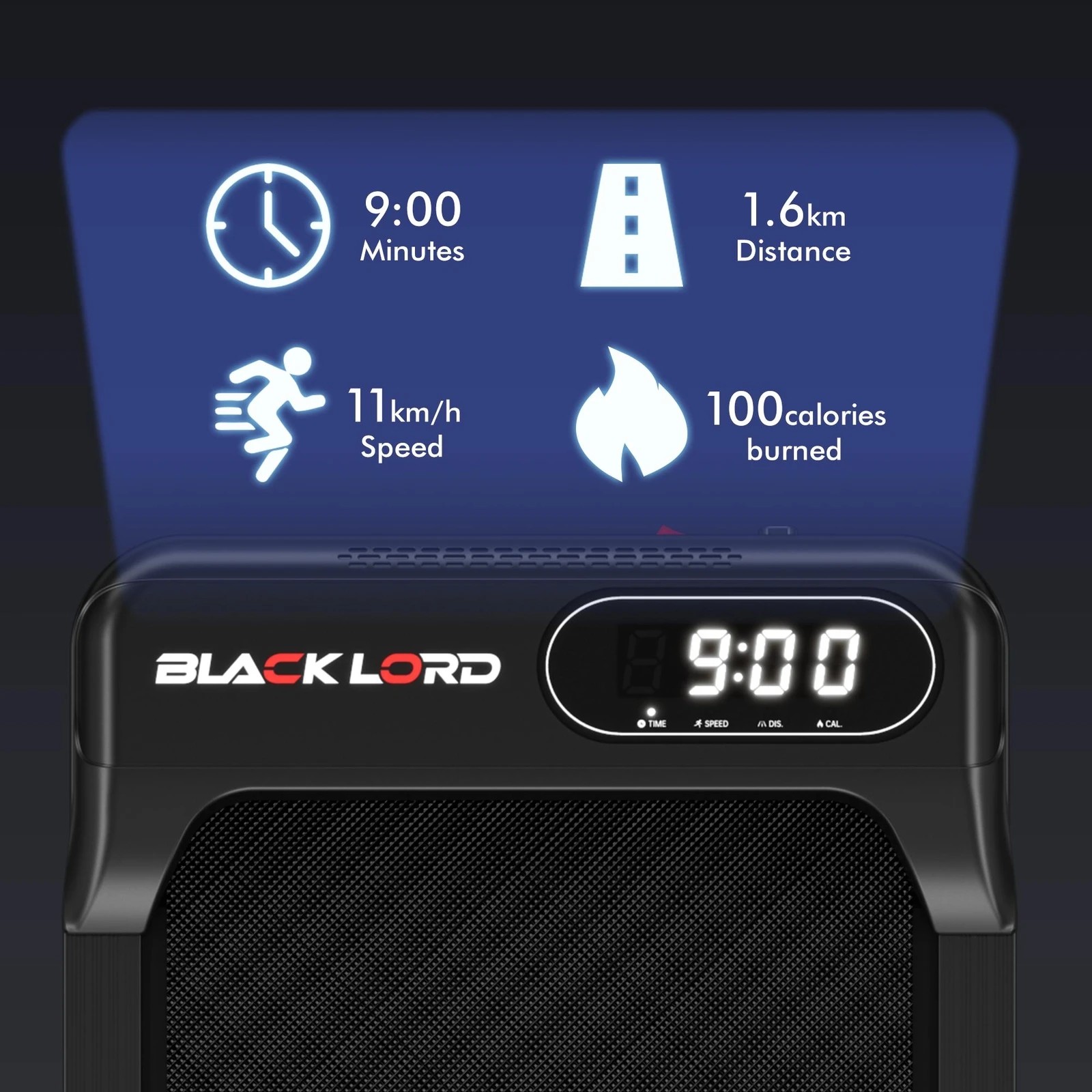 5 Black Lord Treadmill Electric Walking Pad Incline Home Gym Magnetic Remote - Black, 5 of 10