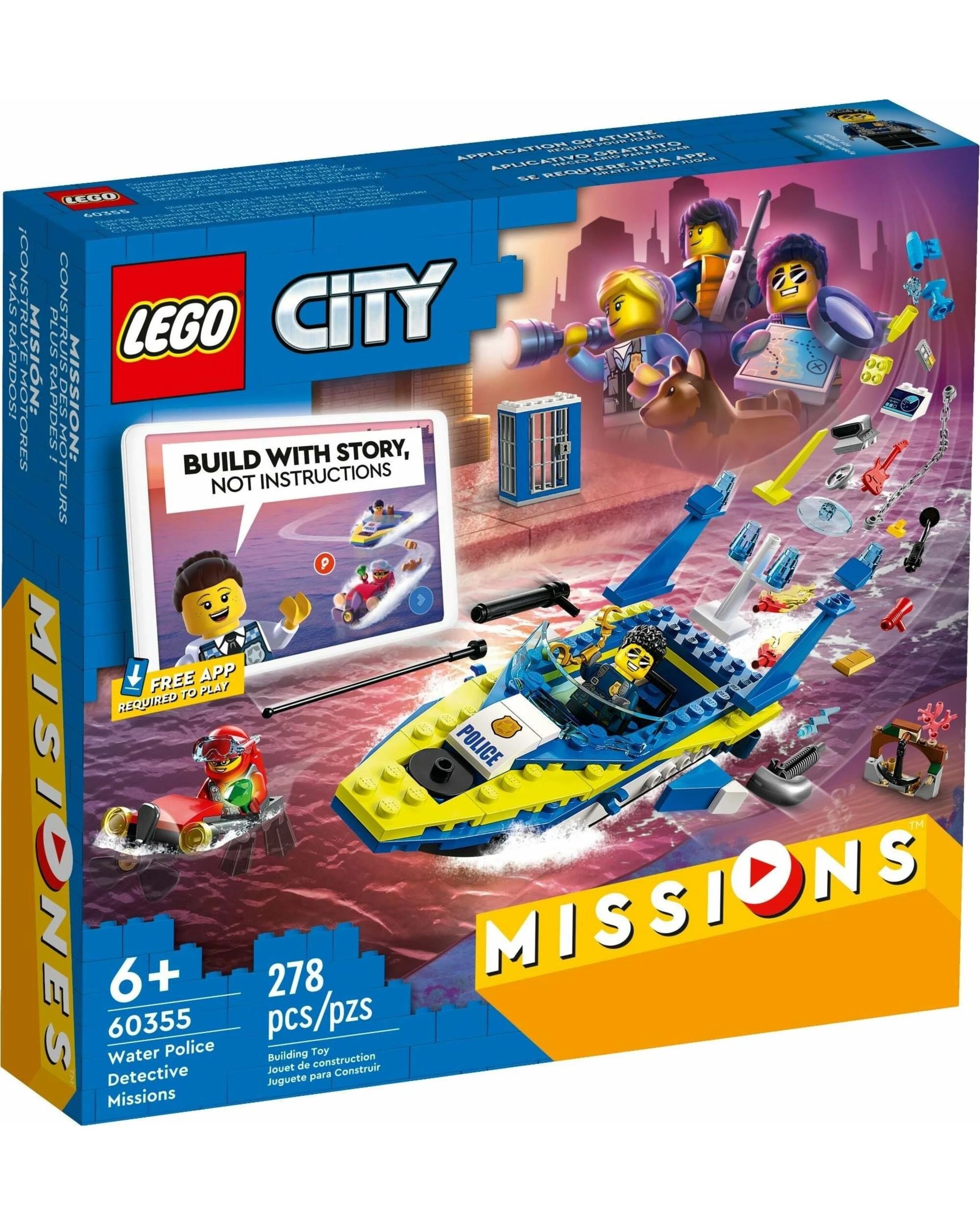 1 LEGO City 60355 Water Police Detective Missions, 1 of 5