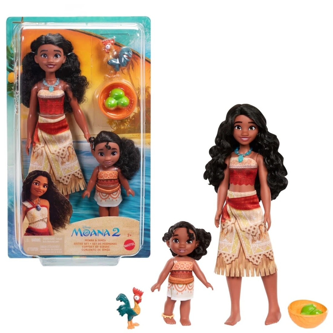 1 Disney Moana 2 Moana and Simea Sister Set, 1 of 5