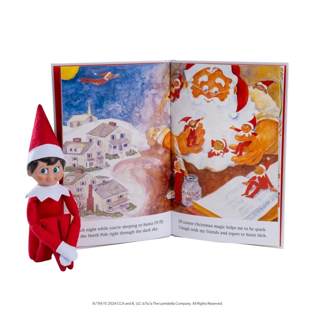 7 The Elf on the Shelf Boy Elf: A Christmas Tradition by Carol V. Aebersold and Chanda A. Bell - Book, 7 of 8