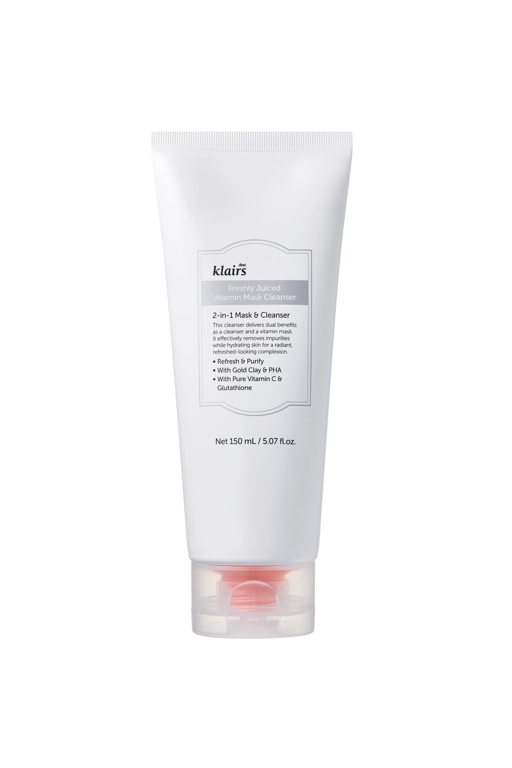 1 Dear, Klairs Freshly Juiced Vitamin Mask Cleanser 150ml, 1 of 2
