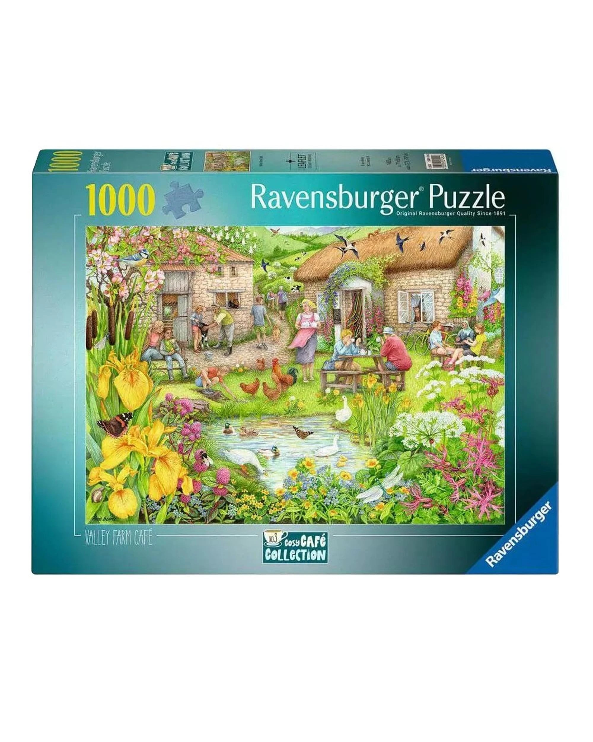 1 Ravensburger Cozy Cafe #3 Farm Cafe 1000 Piece Jigsaw Puzzle, 1 of 1