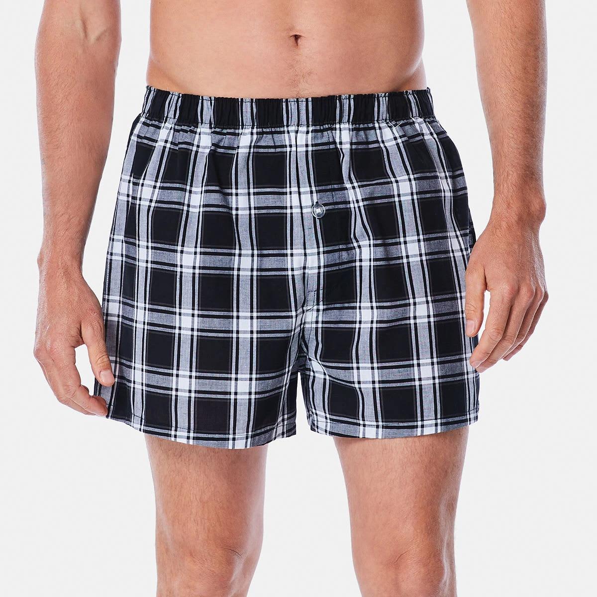 2 3 Pack Alpha Classic Woven Boxers Blkchkpk, 2 of 7