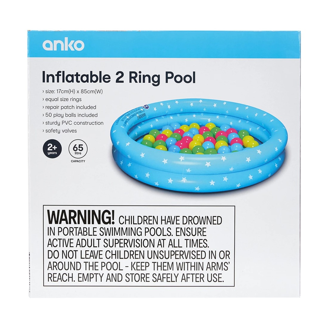 10 Inflatable 2 Ring Pool, 10 of 10