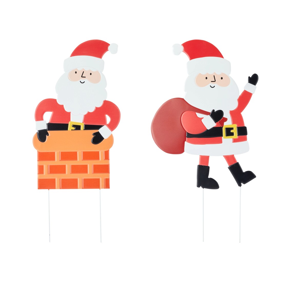 1 Large Christmas Santa Stake - Assorted, 1 of 6