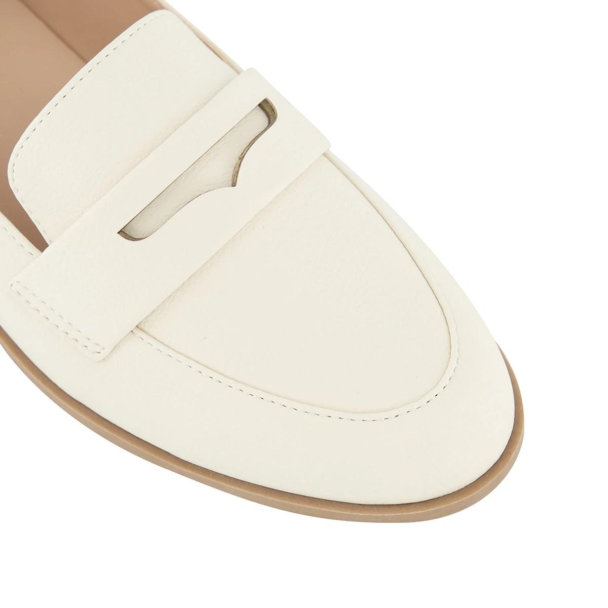 5 Saddle Loafer Flats Bge Almnd, 5 of 5