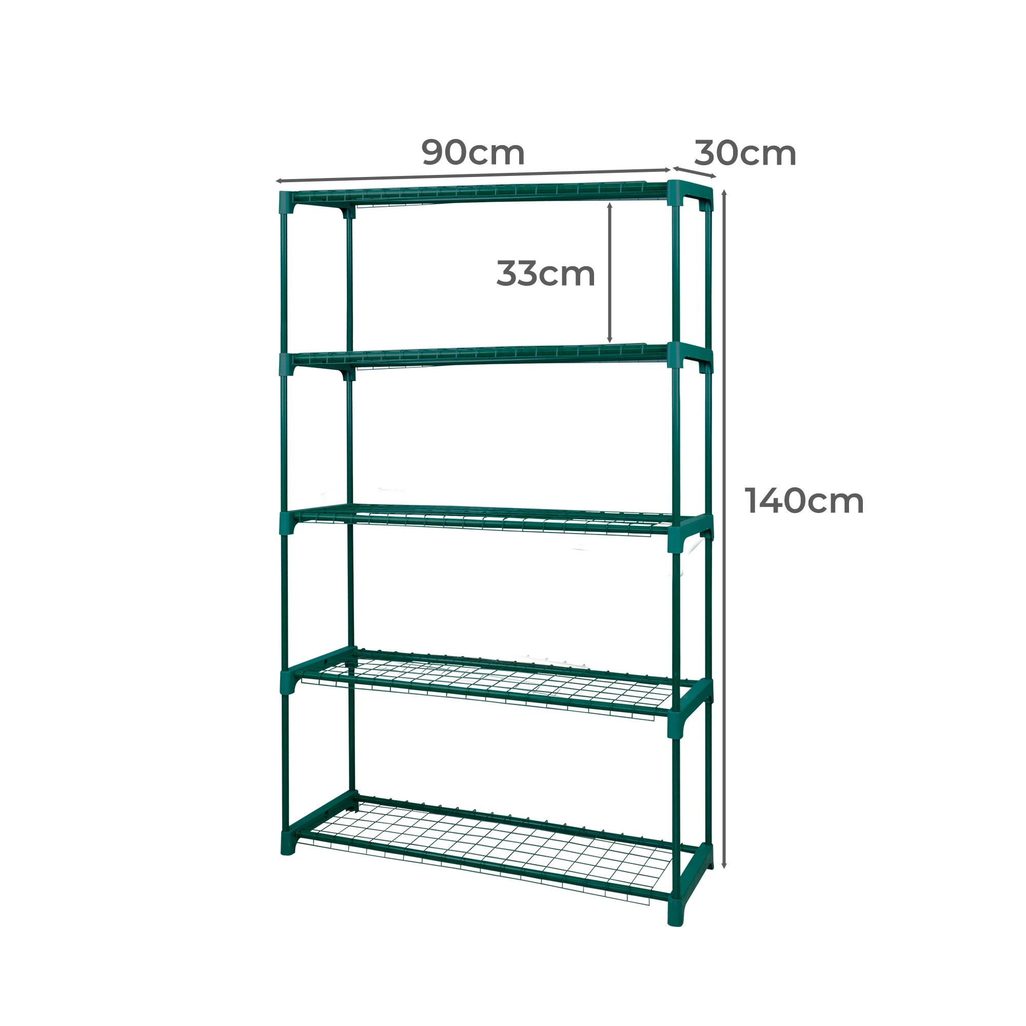 3 Traderight 2pcs 5 Tier Plant Stand - Green, 3 of 6