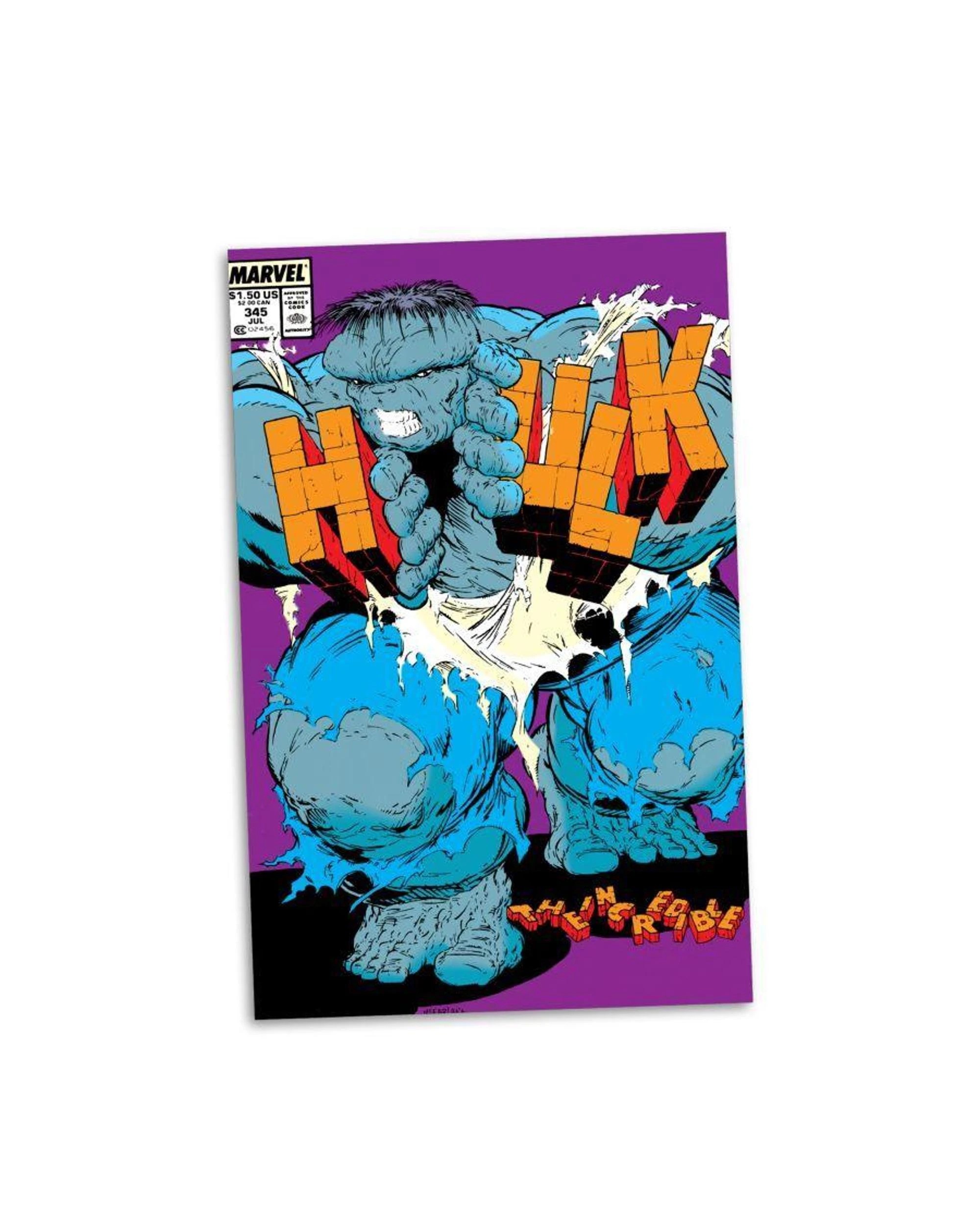 7 McFarlane Marvel Collection The Incredible Hulk #345 Hulk Gold Label 1:6 Scale Figure, 7 of 9