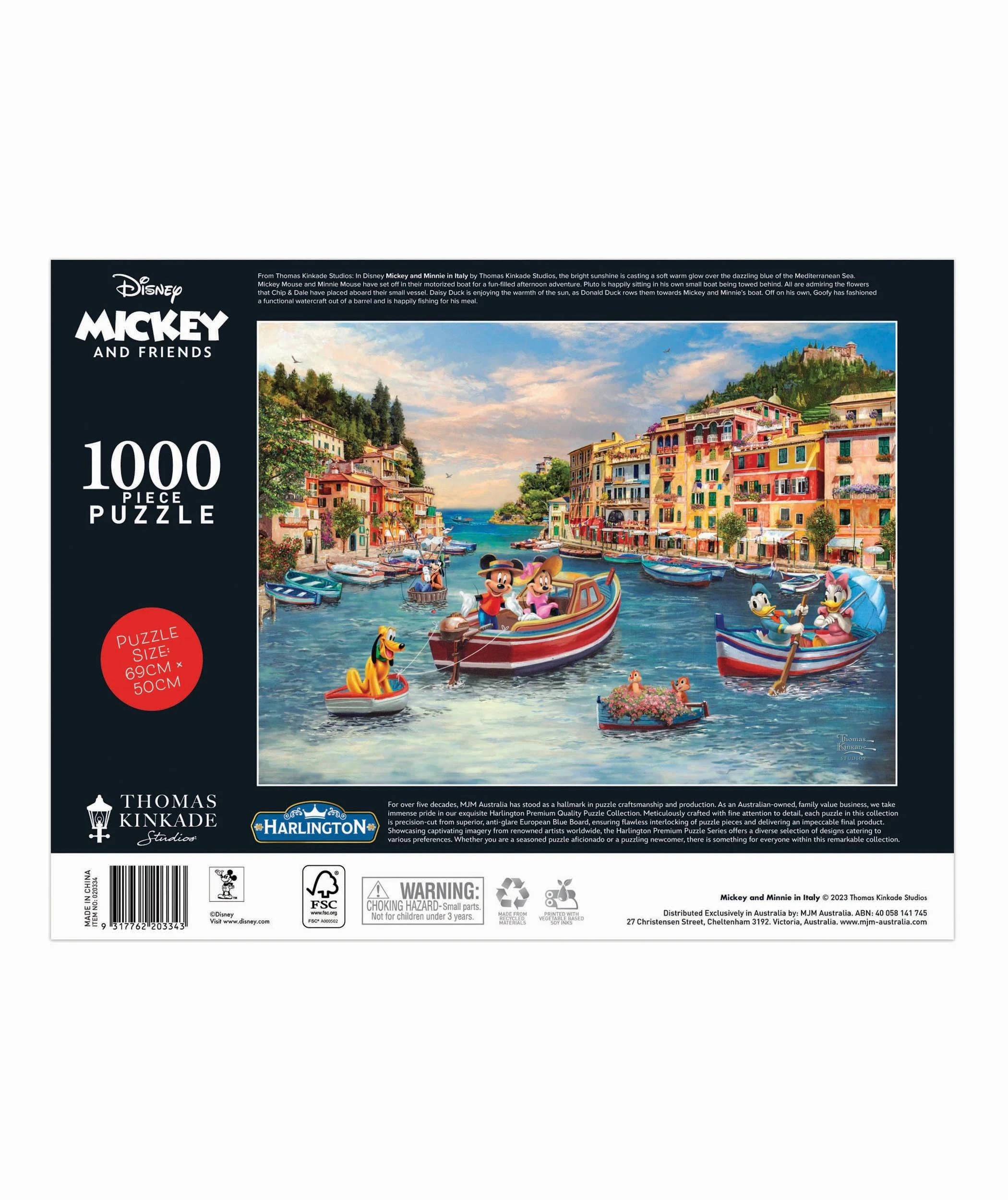 10 Harlington Kinkade Disney 1000 Piece Jigsaw Puzzle - Assorted* - Multi, 10 of 10