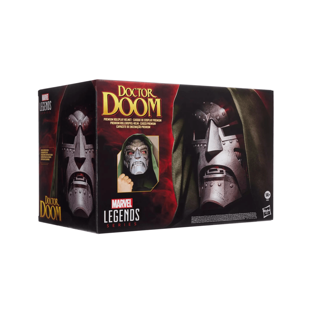 1 Hasbro Marvel Legends Series Doctor Doom Premium Roleplay Helmet, 1 of 10
