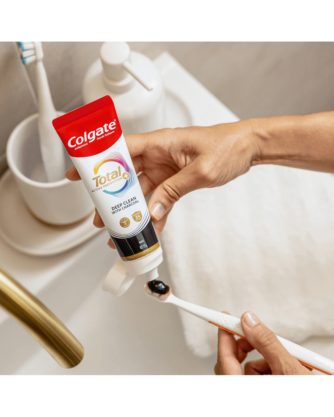 7 Colgate Total Active Prevention Deep Clean with Charcoal Toothpaste, 7 of 10