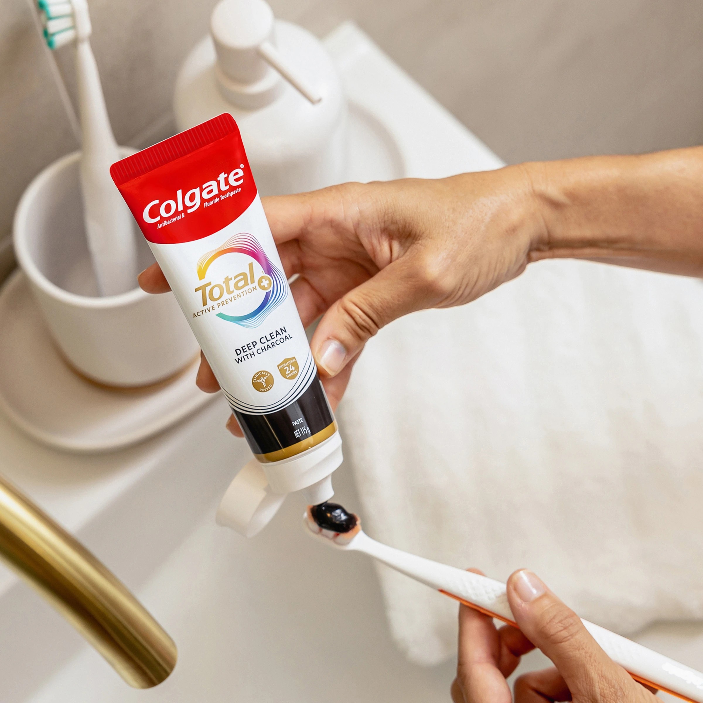 7 Colgate Total Active Prevention Deep Clean with Charcoal Toothpaste, 7 of 10