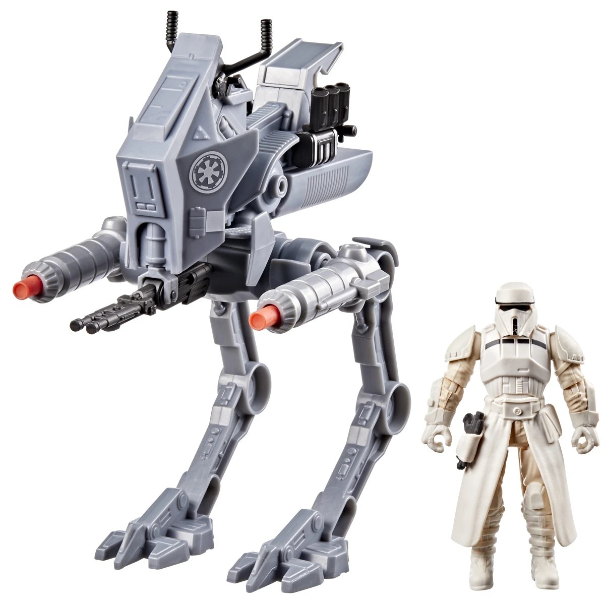 3 Star Wars Action Verse the Mandalorian and Grogu AT-RT and Imperial Driver Playset, 3 of 5