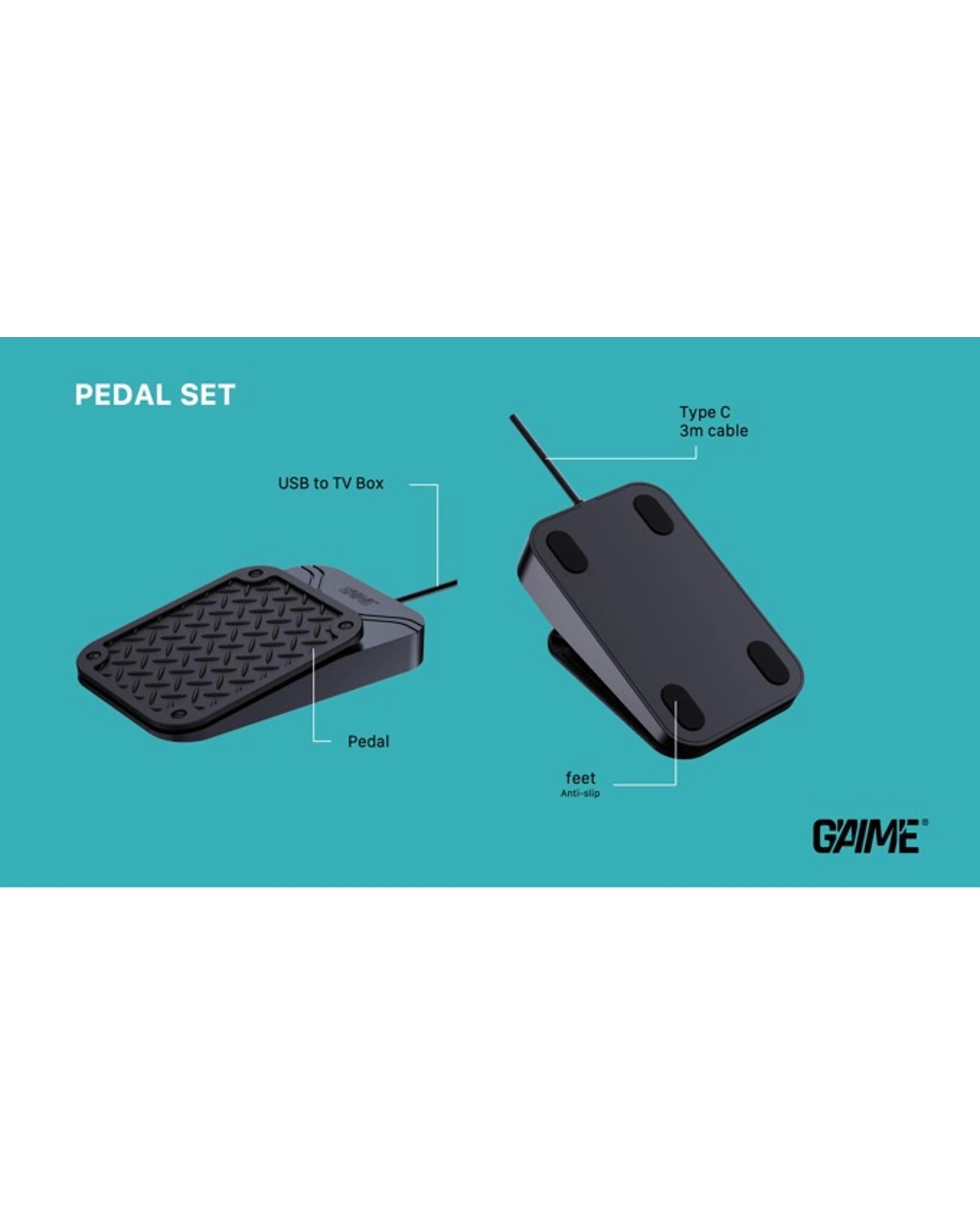 6 G'AIM'E Time Crisis Gun Controller Set for Modern TVs - 1 Gun Premium Pack - Blue, 6 of 9