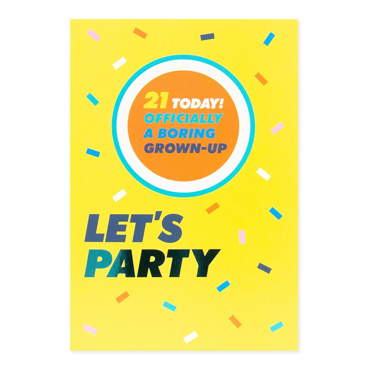 3 Connections from Hallmark 21st Birthday Card - Let's Party, 3 of 3