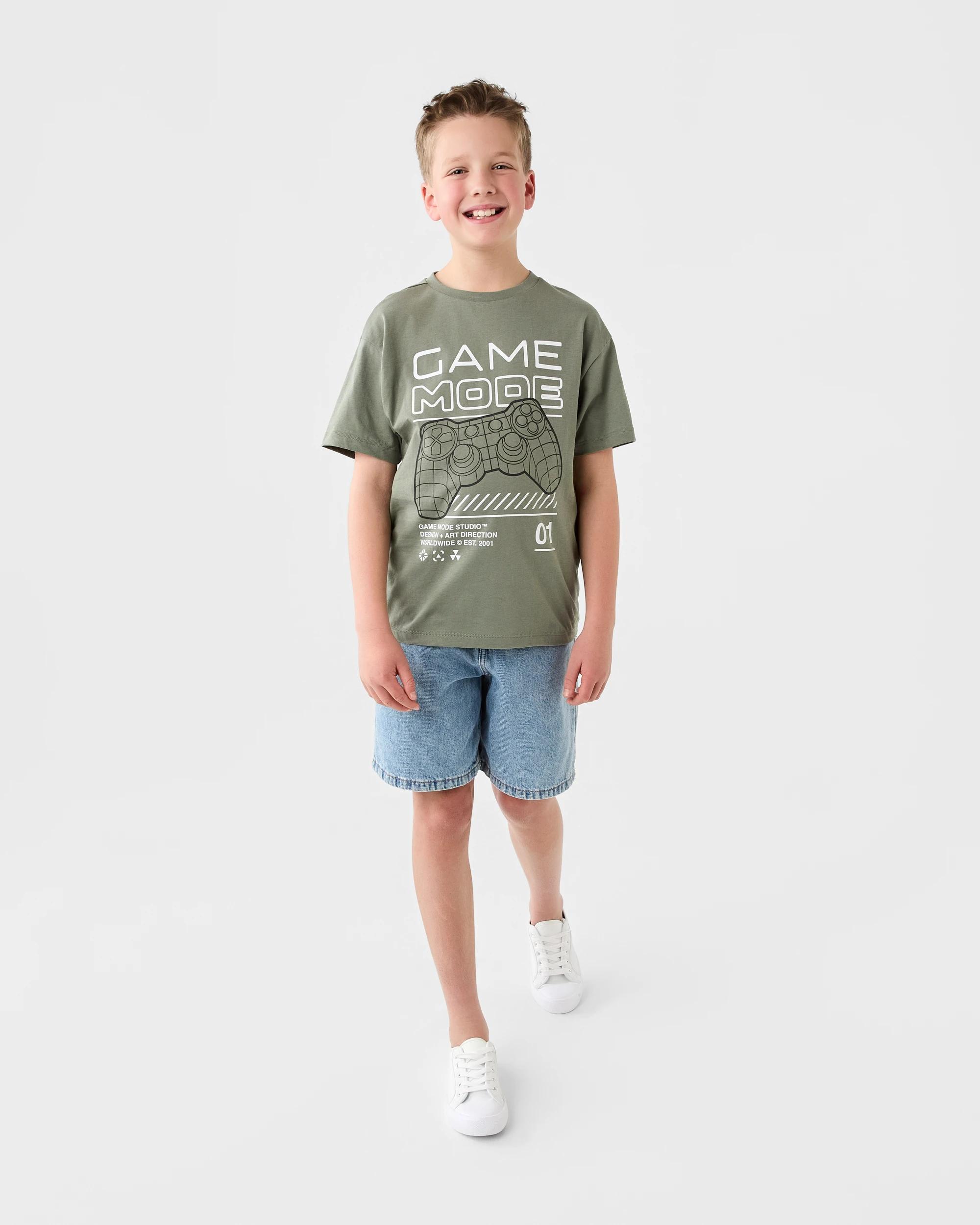 5 Short Sleeve Print T-shirt Grn Gaming, 5 of 6