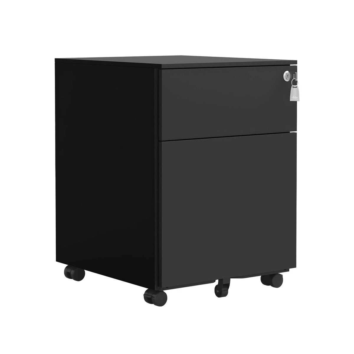 4 Ausway 2 Drawer File Cabinet Under Desk Steel, 4 of 5