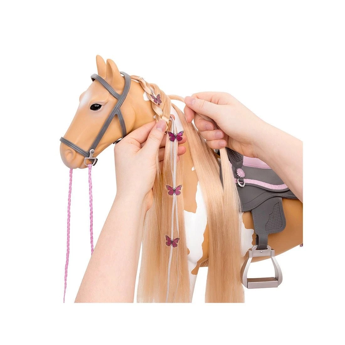 10 Our Generation From Hair to There Palomino Paint Hair Play Horse, 10 of 10