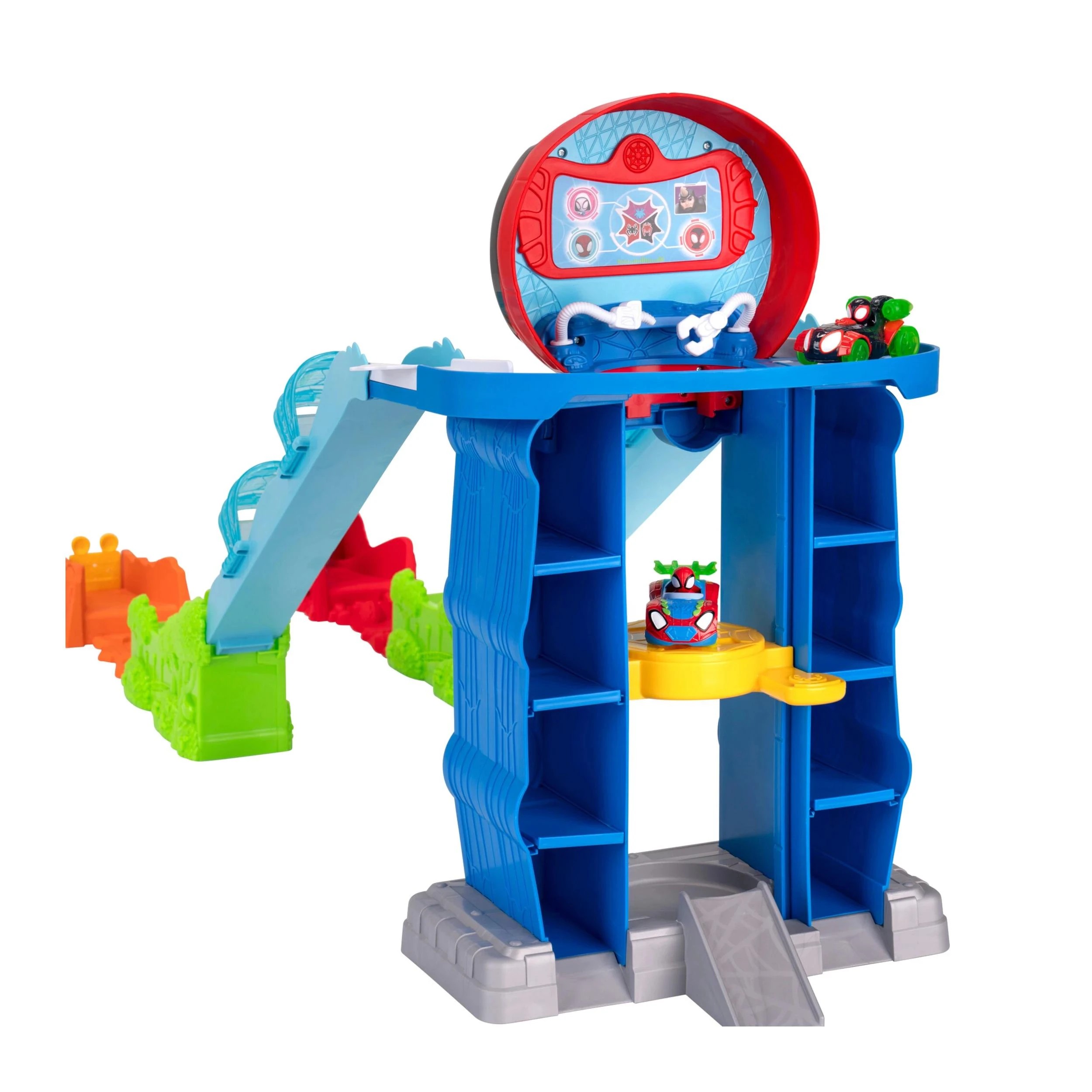 6 Disney Junior Marvel Spidey & His Amazing Friends Spideys Mega Jump HQ Track - Multi, 6 of 6