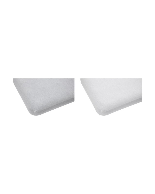 2 Pack Jersey Fitted Cotton Cot Sheets - 