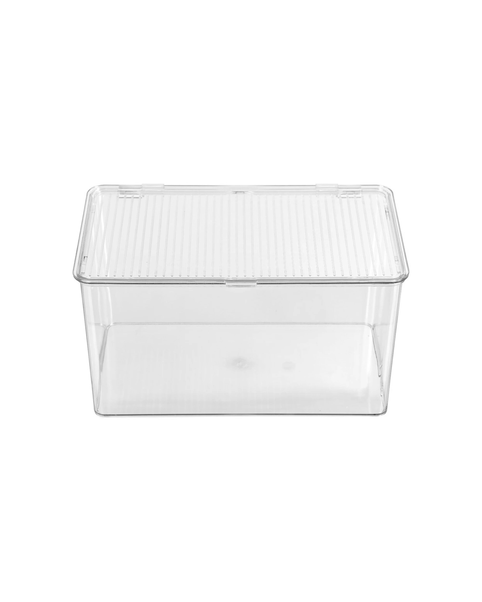 4 Boxsweden Crystal 5l Hinged Container 27.5cm Home Storage Box With Lid Included
 - Clear, 4 of 8