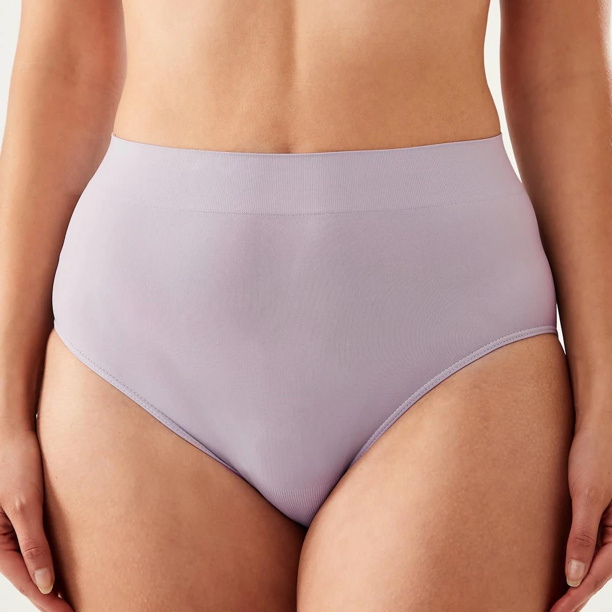 3 3 Pack Ultra Smooth Seamfree Full Briefs VIOLET CREAM PURPLE, TAN, MIDNIGHT INK, 3 of 9