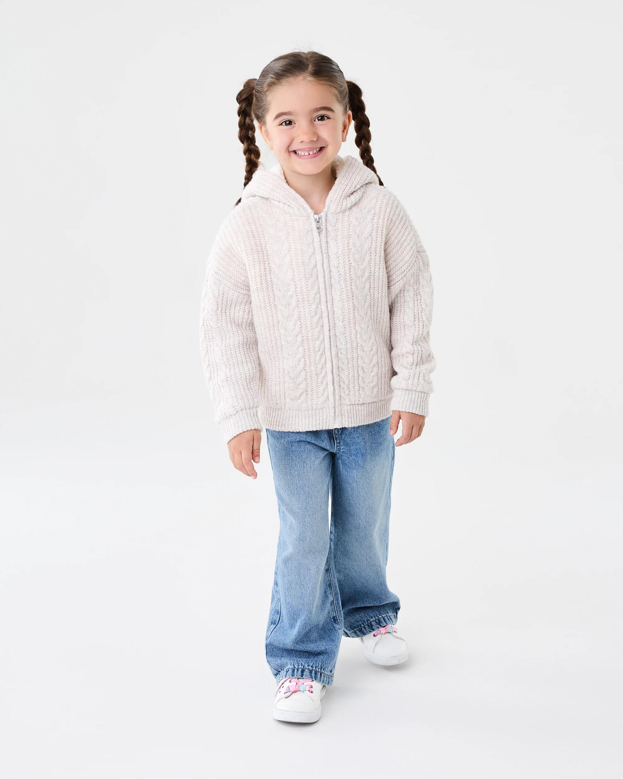 8 Sherpa Lined Cardigan Hony Marle, 8 of 9