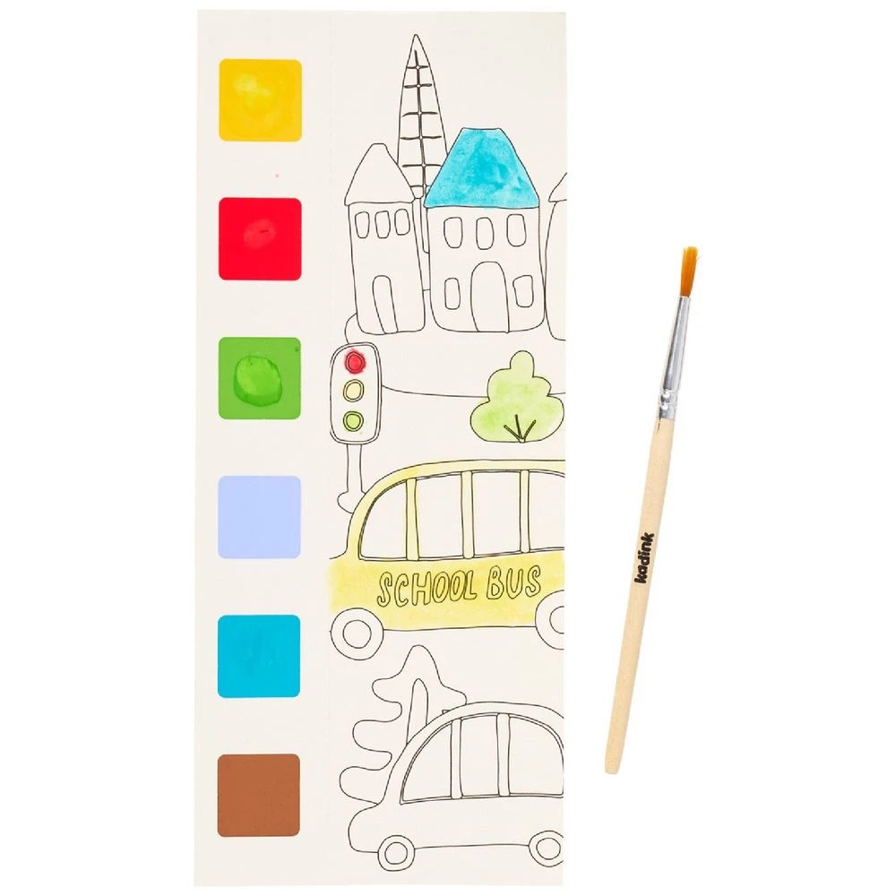 5 Kadink Water Colour Painting Book Urban Traffic, 5 of 6
