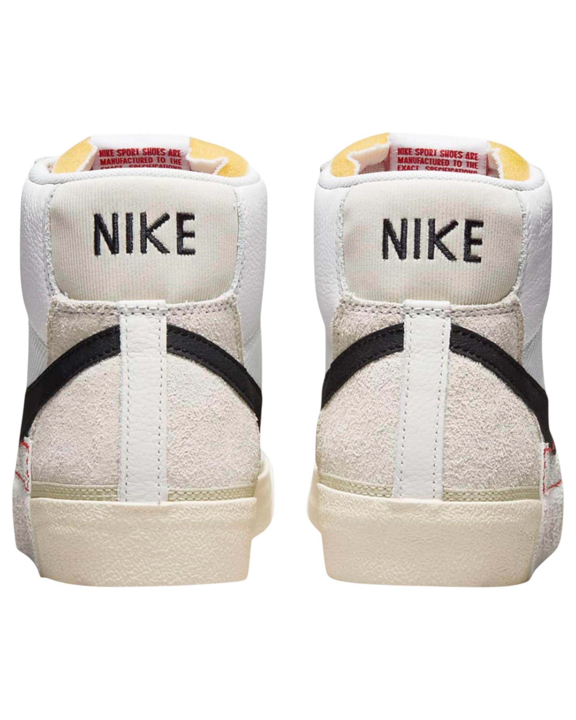 8 Nike Mens Blazer Mid 77 Pro Club Remastered White/ Black Athletic Shoes WHITE/BLACK, 8 of 9