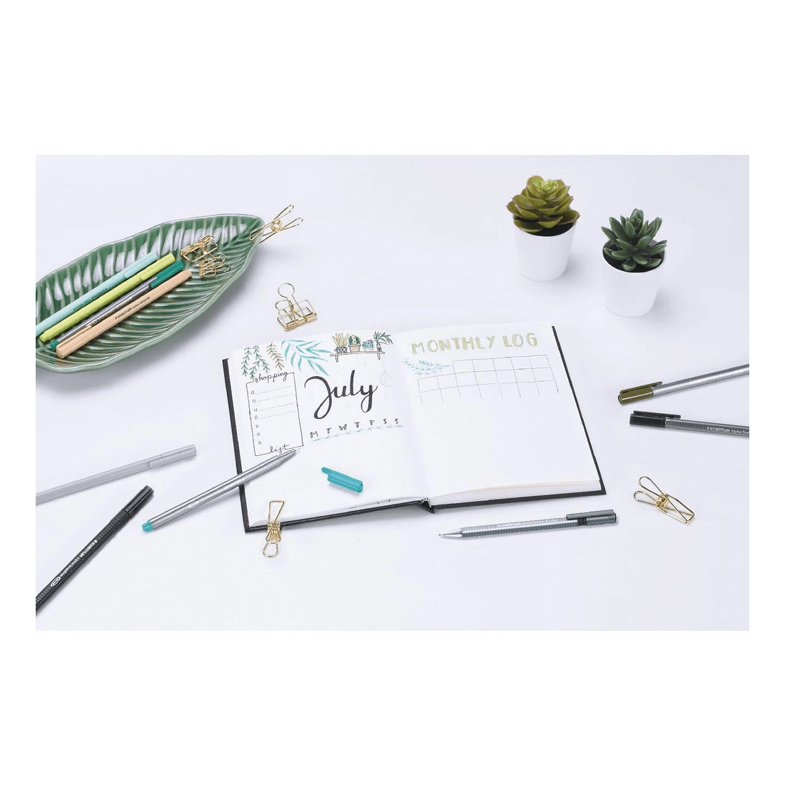 6 Staedtler Triplus 0.3mm Fineliner Light Blue, 6 of 6