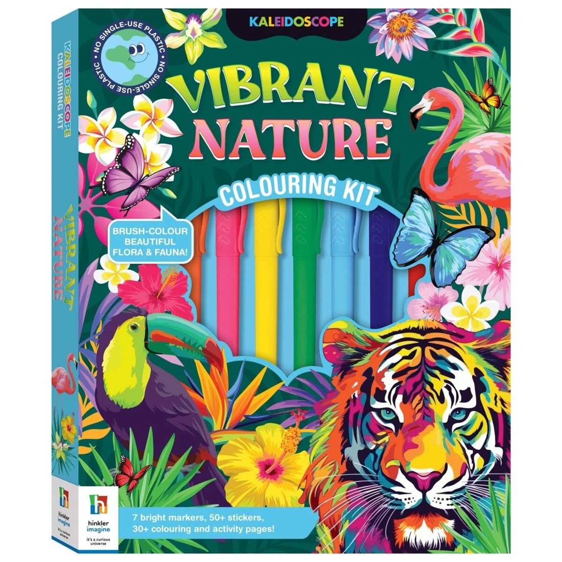 1 Kaleidoscope: Vibrant Nature Colouring Kit - Book, 1 of 5