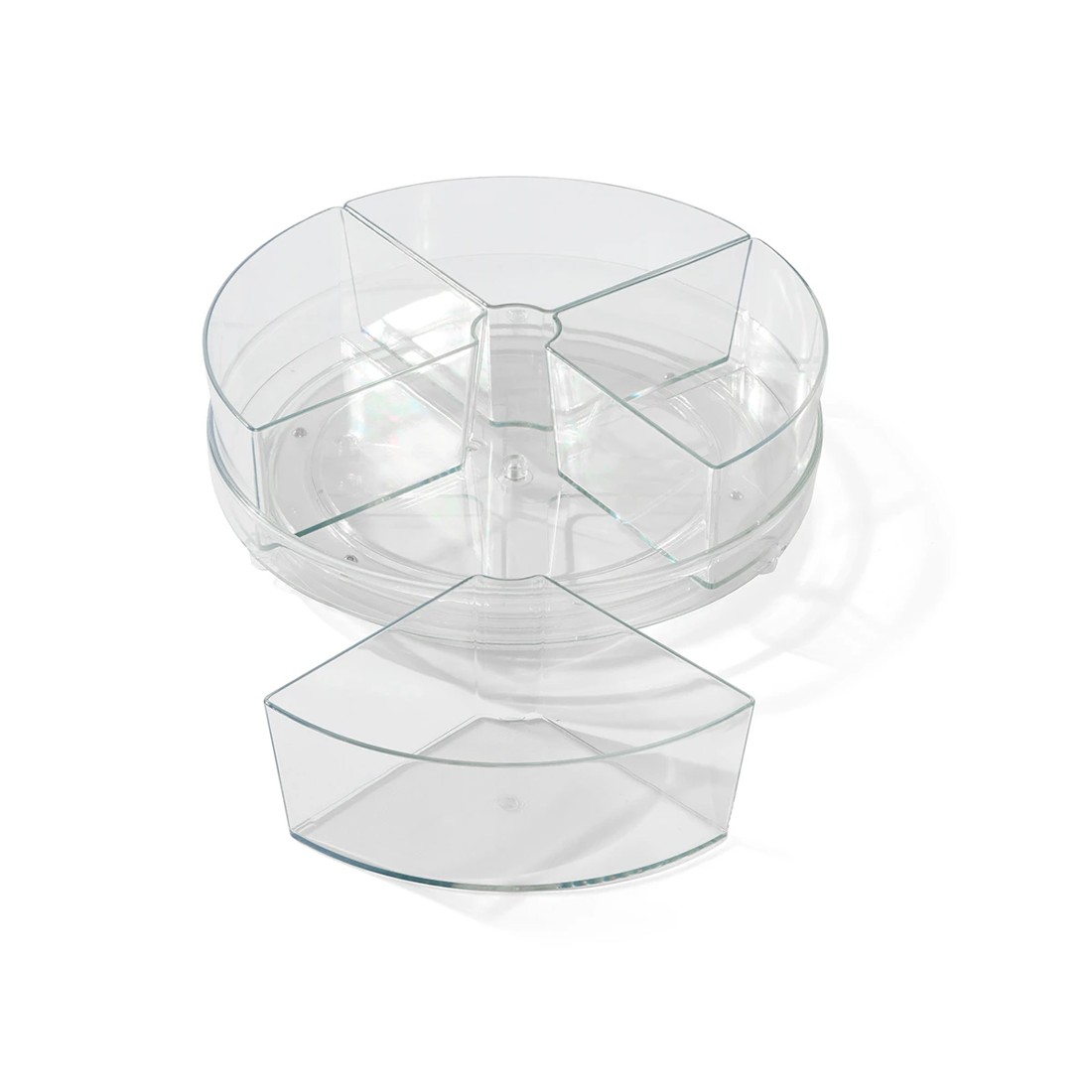 3 Plastic Turntable with Bins, 3 of 9