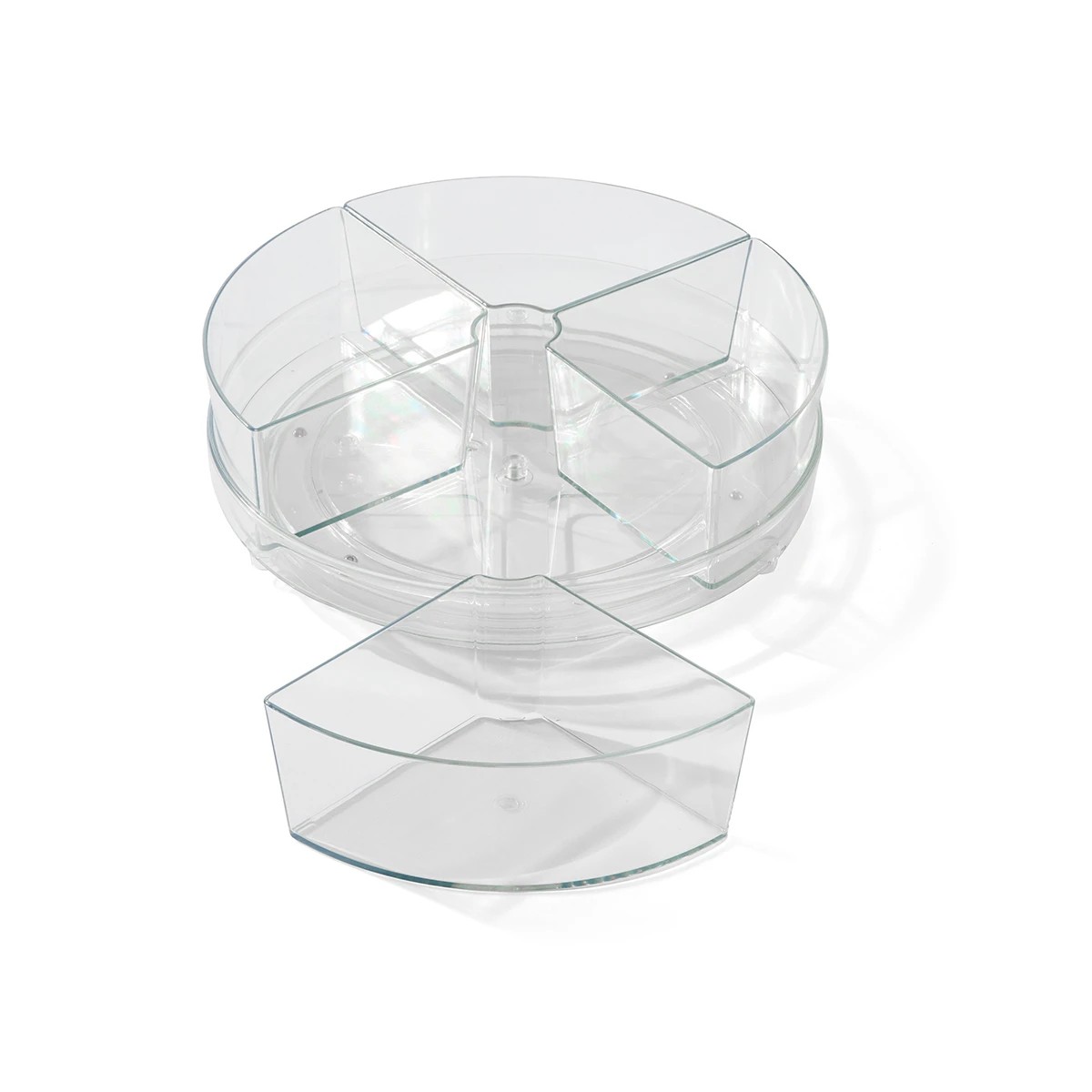 3 Plastic Turntable with Bins, 3 of 9