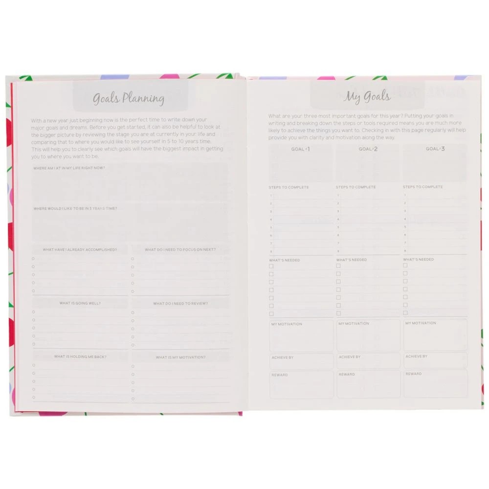 5 Otto A5 Day To Page Diary FY26/27 Cherries, 5 of 7