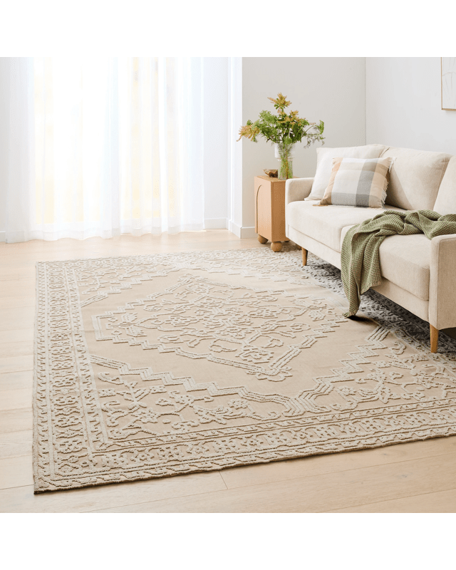 Lily Rug - Beige, Extra Extra Large - 300cm x 2
