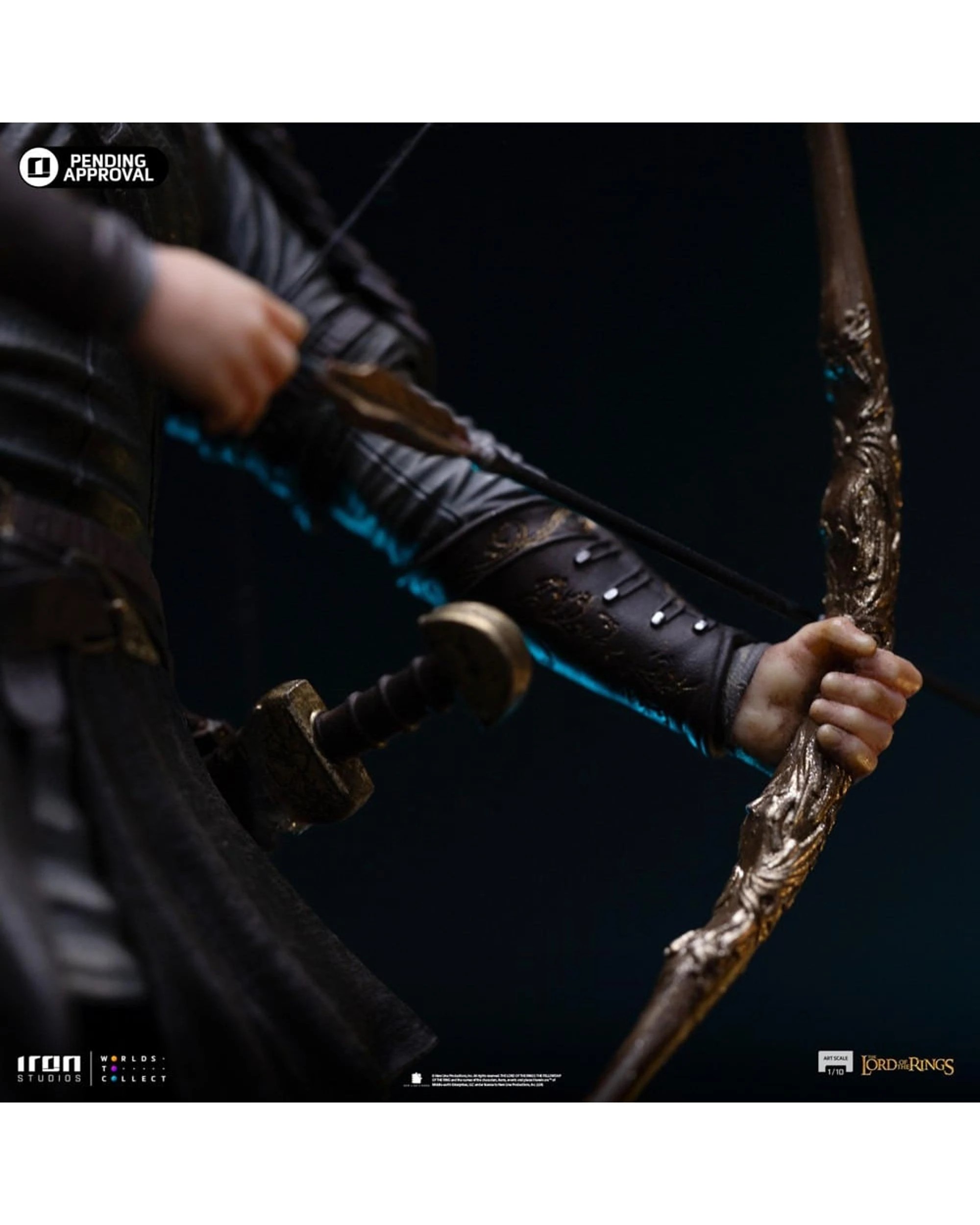 6 The Lord of the Rings Legolas Unleashed 1:10 Scale Statue, 6 of 7
