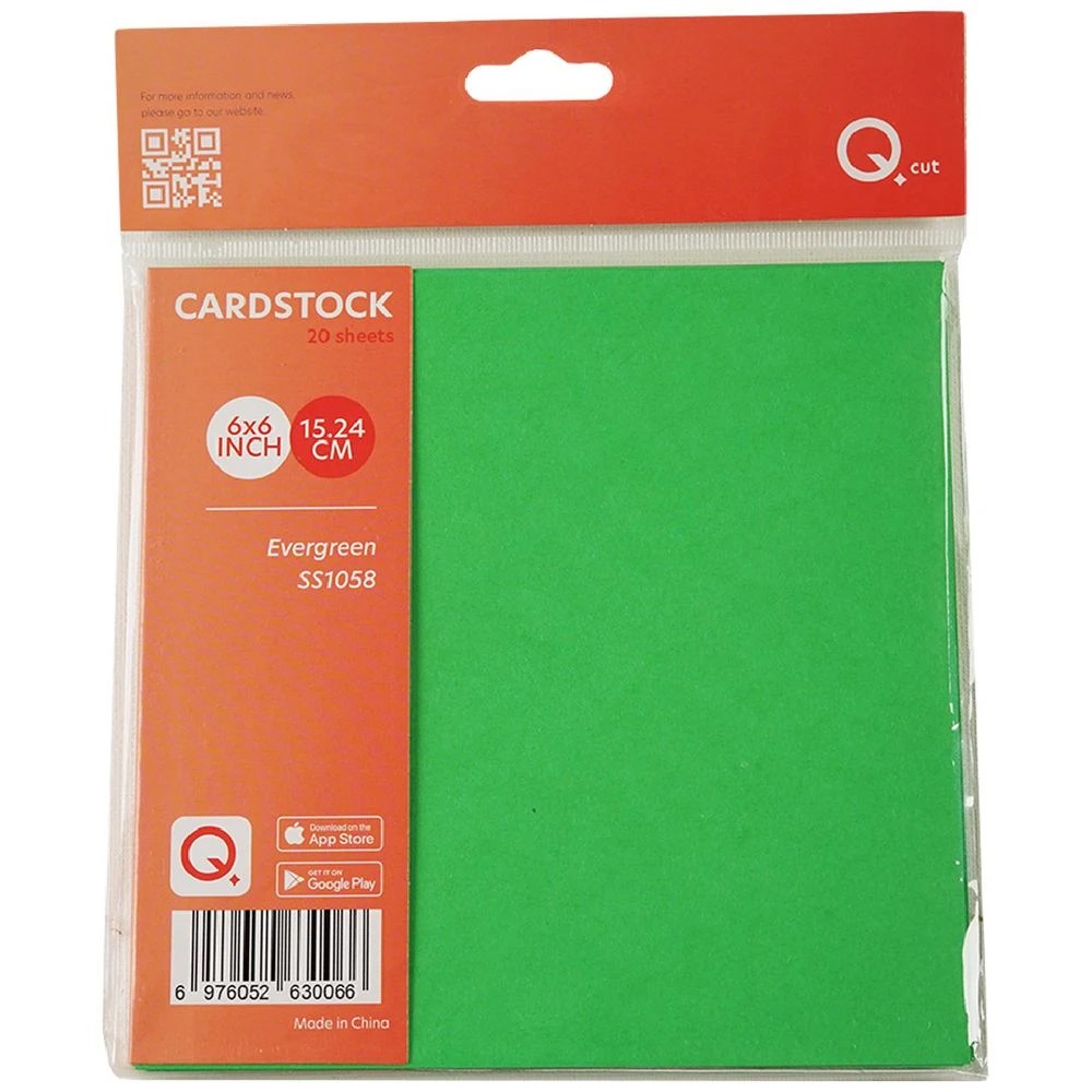 1 Qcut Colour Cardstock Evergreen, 1 of 2