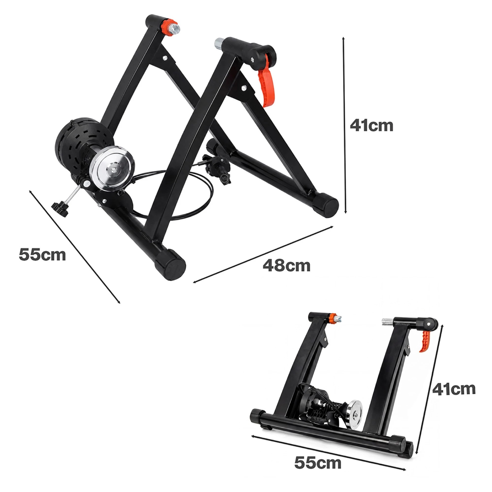 3 Monvelo Bike Trainer Riding 6-Level Magnetic Resistanc Turbo Trainer Black, 3 of 6