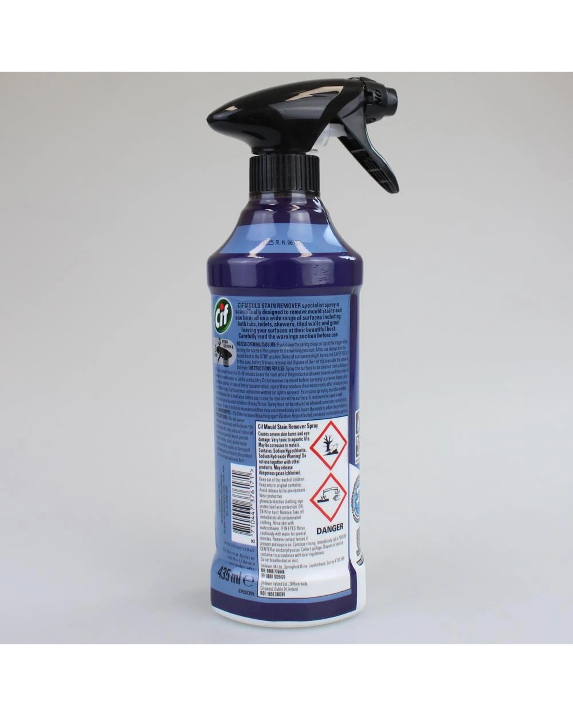 3 Cif 6pk Perfect Finish Mould Stain Remover Spray Cleaning Product 435ml - Multi, 3 of 3