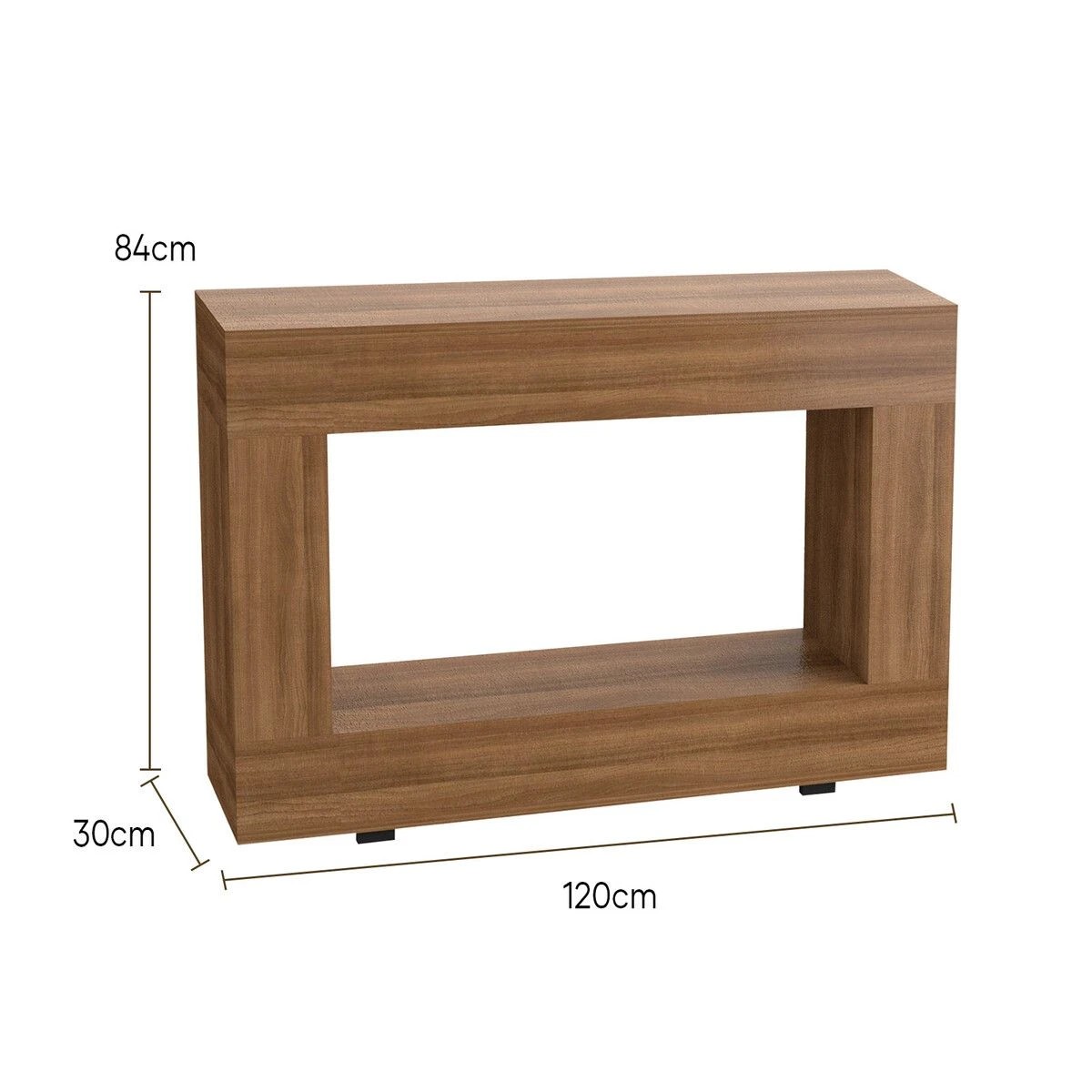 7 Ausway Hall Console Table Coffee Narrow Entry - Natural, 7 of 10