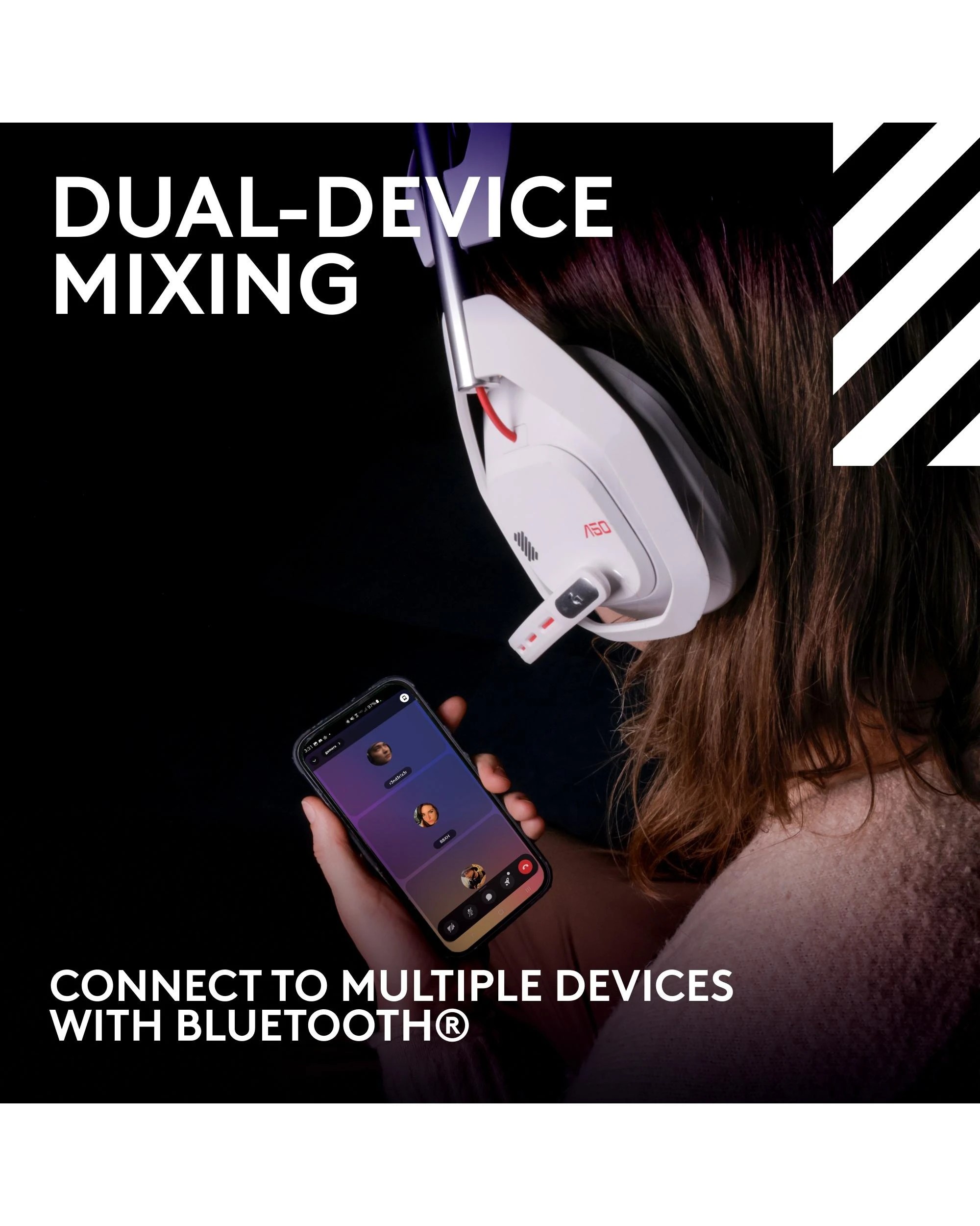 2 Logitech G Astro A50 LIGHTSPEED Wireless Gaming Headset + Base Station - White, 2 of 10