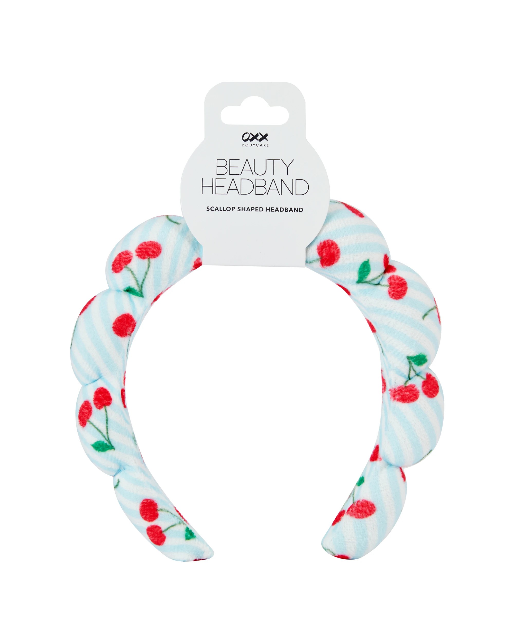 4 OXX Bodycare Scallop Shaped Beauty Headband - Cherry, 4 of 4