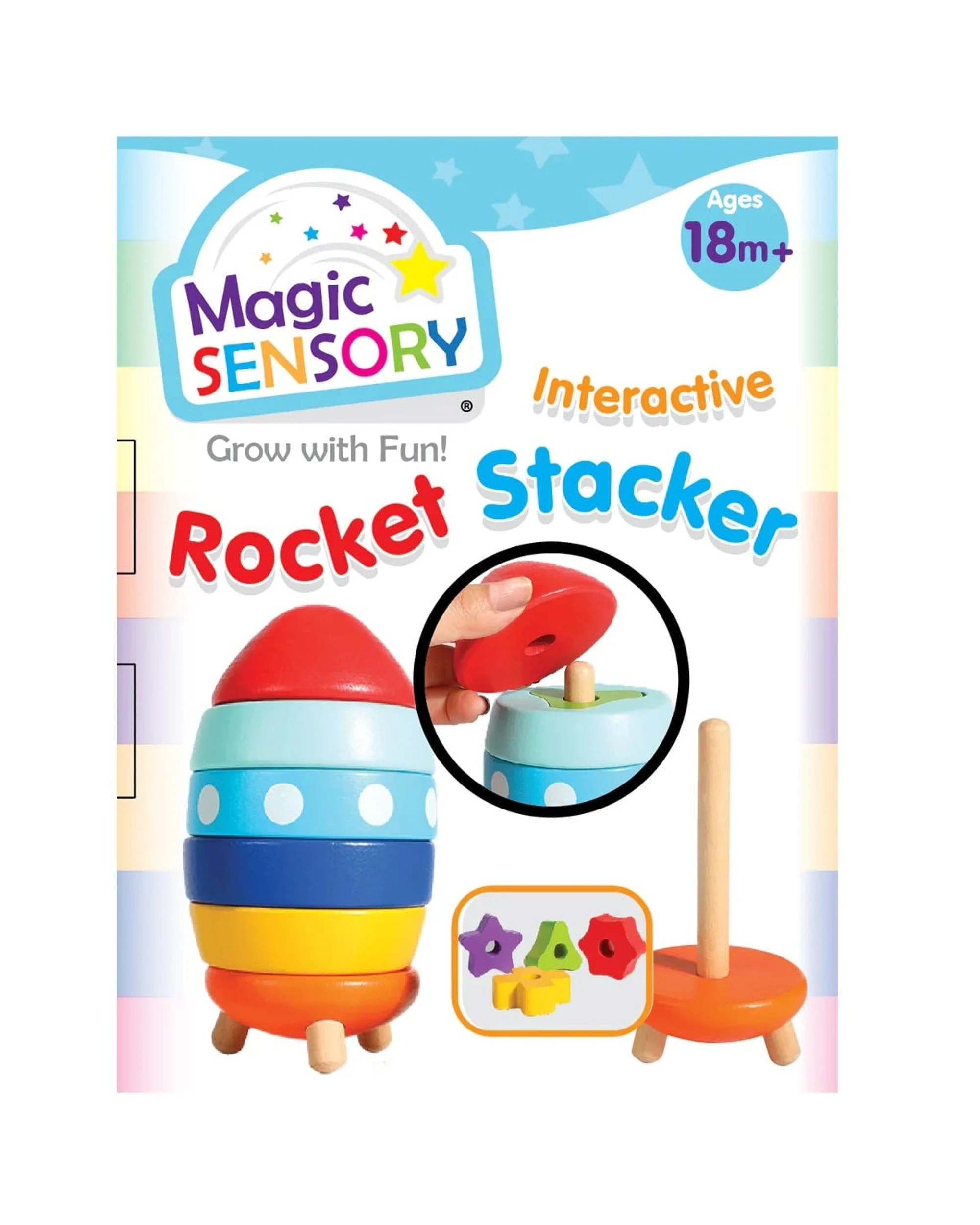 6 Magic Sensory Interactive Rocket Stacker, 6 of 6
