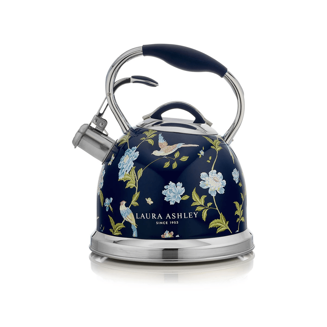 1 Laura Ashley Stove Top Kettle 2.5L - 10 Cup Stainless Steel Whistling.
 - blue, 1 of 7