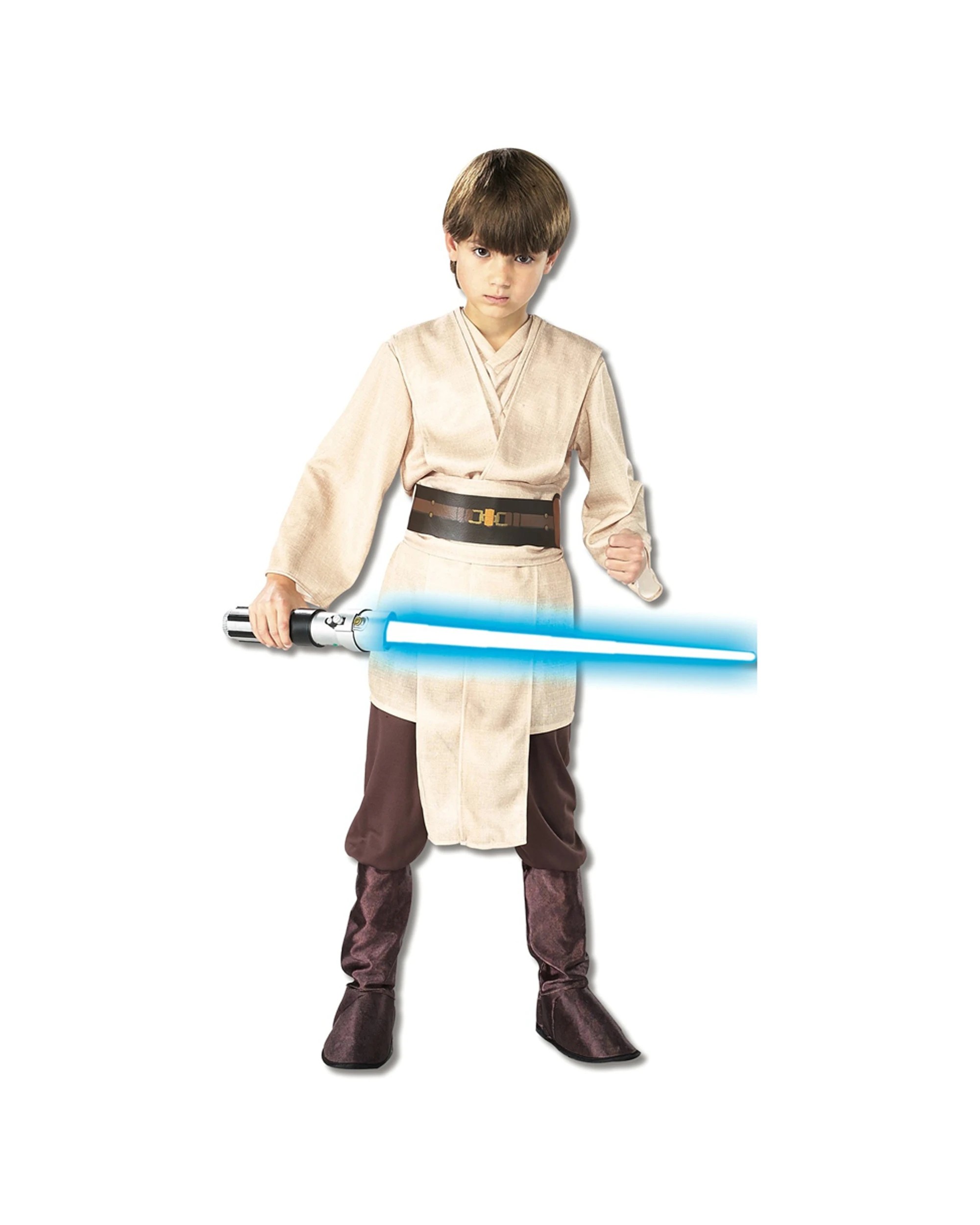 1 Star Wars Jedi Knight Deluxe Set Kids Costume Size S - Multi, 1 of 3